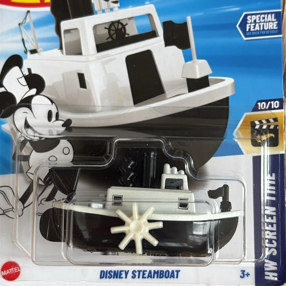 Disney Mickey Mouse SteamBoat Willie Mattel Hot Wheels Steam Boat New 2025 Toy